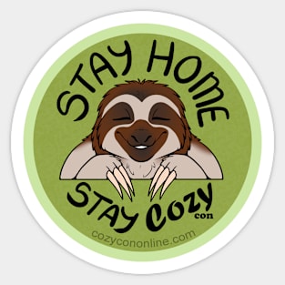 Stay Home Stay Cozy(con) Sticker